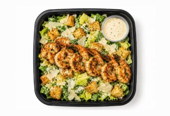 LARGE Caesar Salad w/ GRILLED SHRIMP