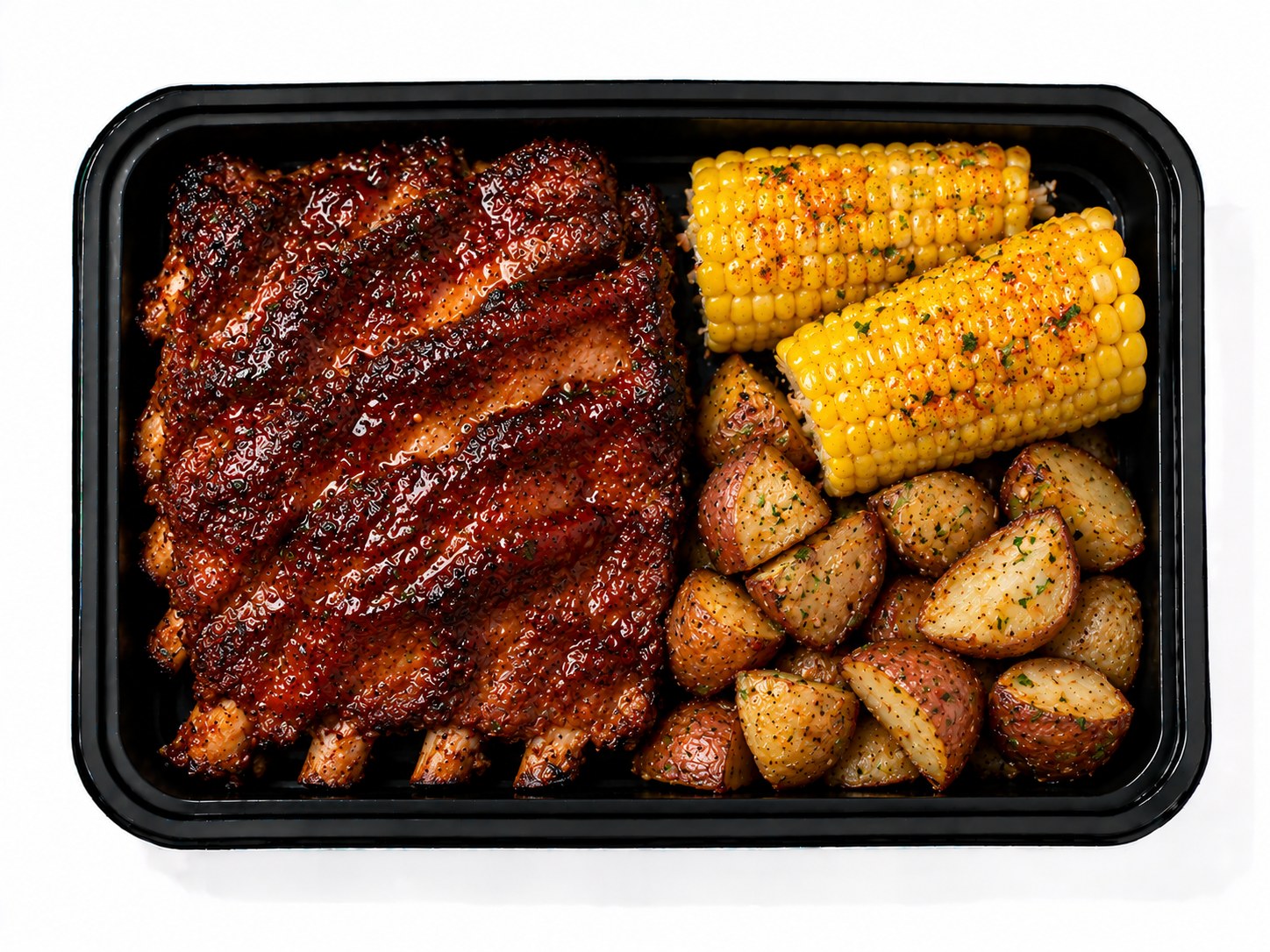 Hickory Baby Back Ribs w/ Corn On the Cob