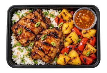 Huli Huli Chicken with Coconut Rice