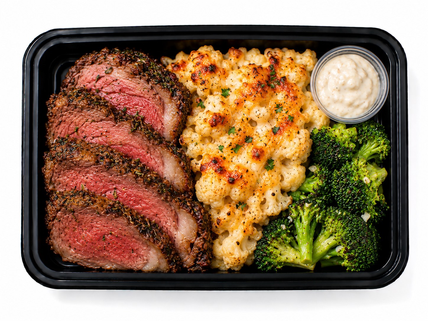 KETO Prime Rib & Roasted Cauliflower Mac