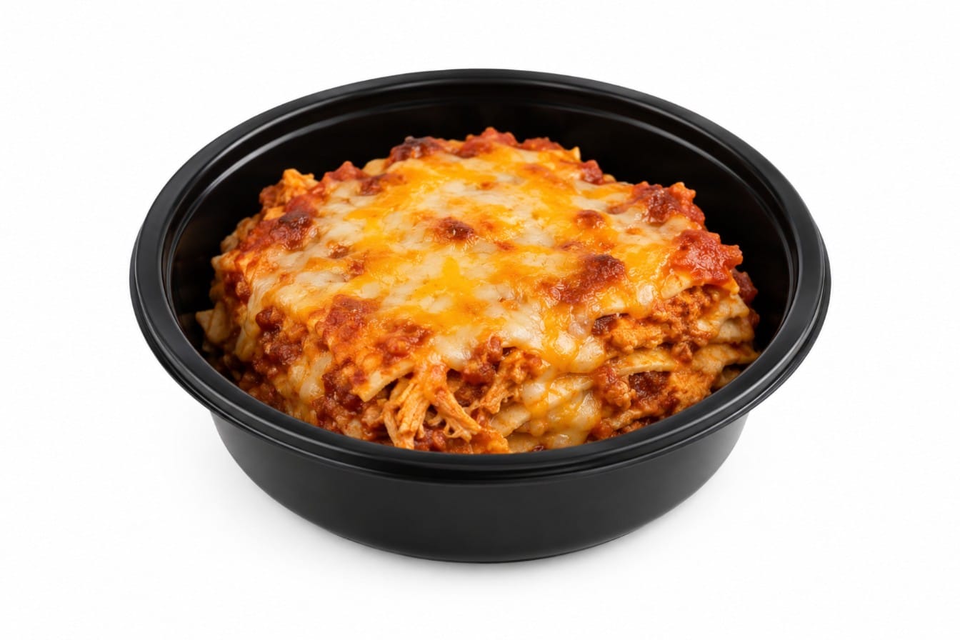 KIDS Chicken & Cheese Enchilada Bake