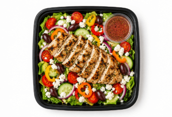 LARGE Greek Salad w/ GRILLED CHICKEN