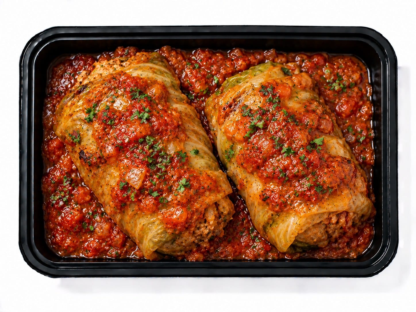LEAN Braised Stuffed Cabbage w/ BEEF