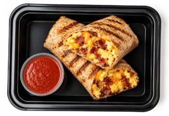 Low Carb BACON Egg Wrap