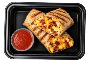 Low Carb BACON Egg Wrap