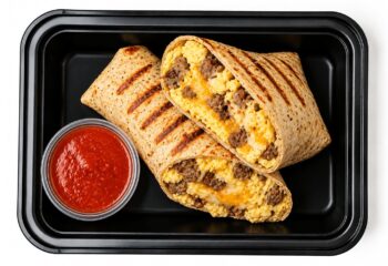 Low Carb SAUSAGE Egg Wrap