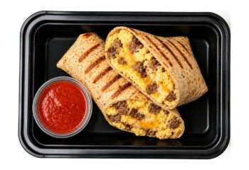 Low Carb SAUSAGE Egg Wrap