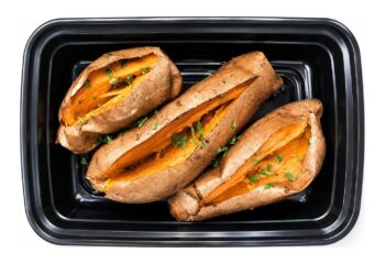 MEAL PREP Baked Sweet Potatoes