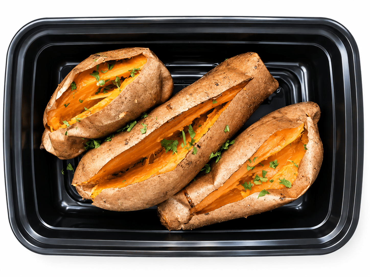 MEAL PREP Baked Sweet Potatoes