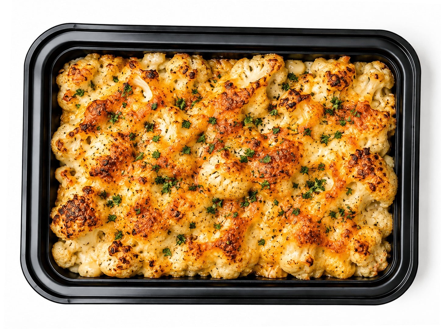 MEAL PREP Baked Cauliflower Mac N Cheese