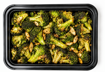 MEAL PREP Roasted Garlic Broccoli Florets