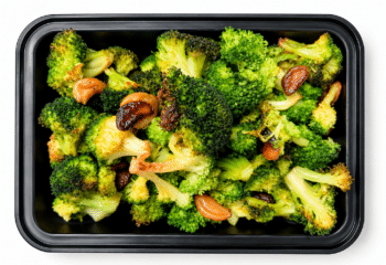 MEAL PREP Roasted Garlic Broccoli Florets