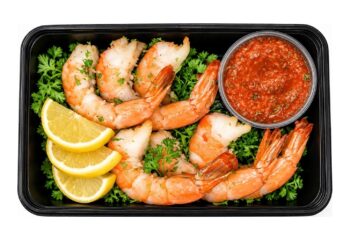 Poached Jumbo Shrimp w/ House Cocktail Sauce