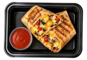 ROASTED VEGGIE Breakfast Burrito