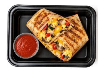 ROASTED VEGGIE Breakfast Burrito