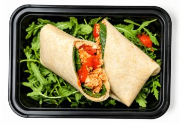 Skinny Buffalo Chicken Snack Wrap