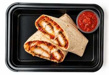 Skinny CHICKEN PARM Snack Wrap