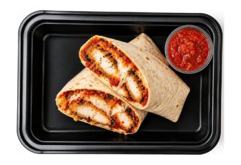 Skinny CHICKEN PARM Snack Wrap