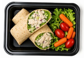 Skinny Chicken Salad Snack Wrap