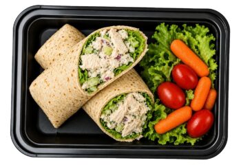 Skinny Chicken Salad Snack Wrap