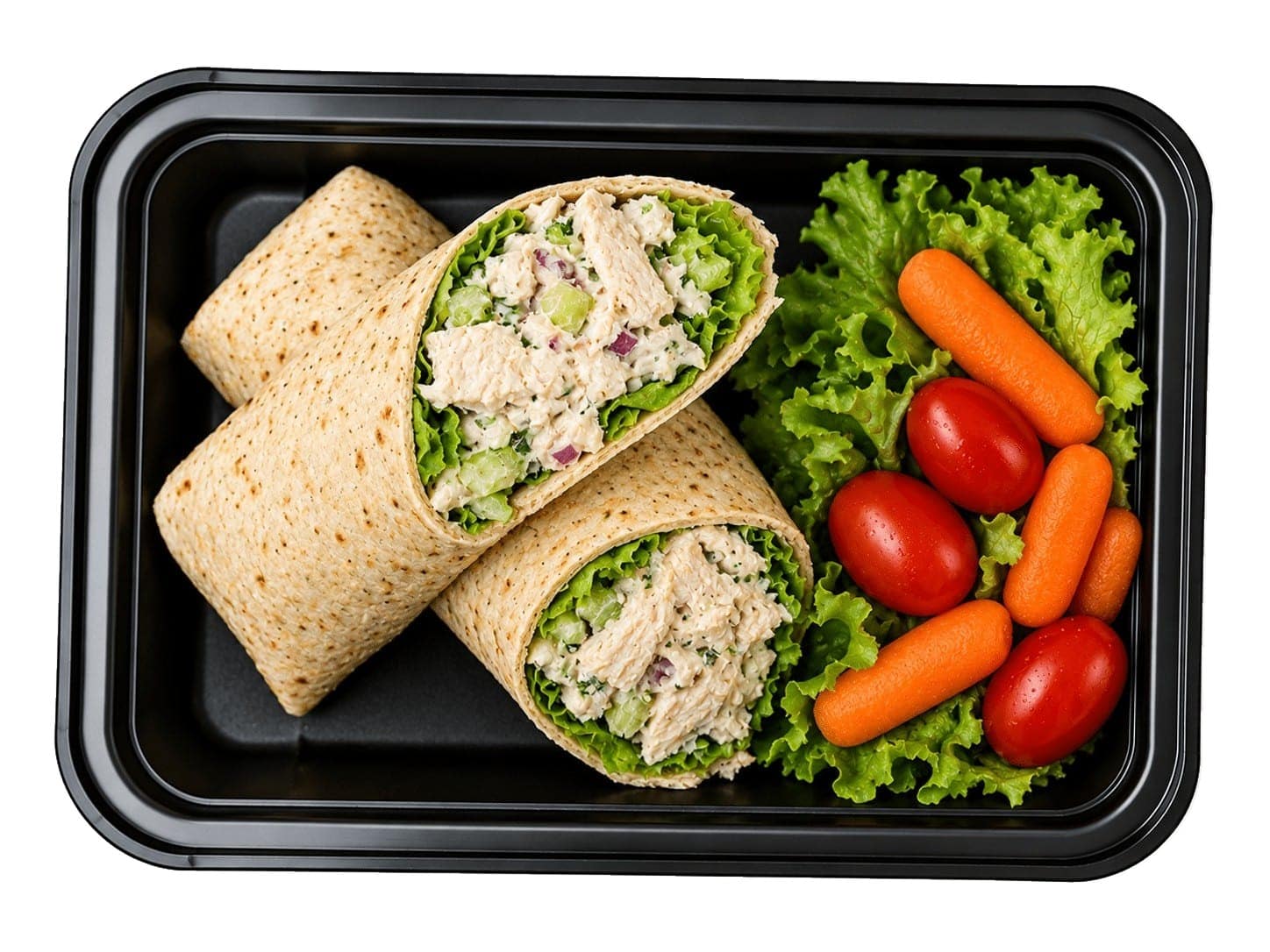 Skinny Chicken Salad Snack Wrap