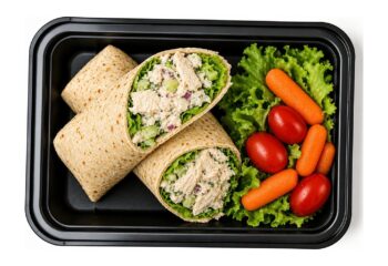 Skinny Chicken Salad Snack Wrap
