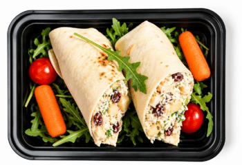 Skinny Cranberry Apple Chicken Salad Wrap