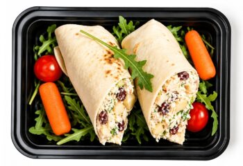 Skinny Cranberry Apple Chicken Salad Wrap