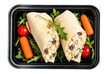 Skinny Cranberry Apple Chicken Salad Wrap