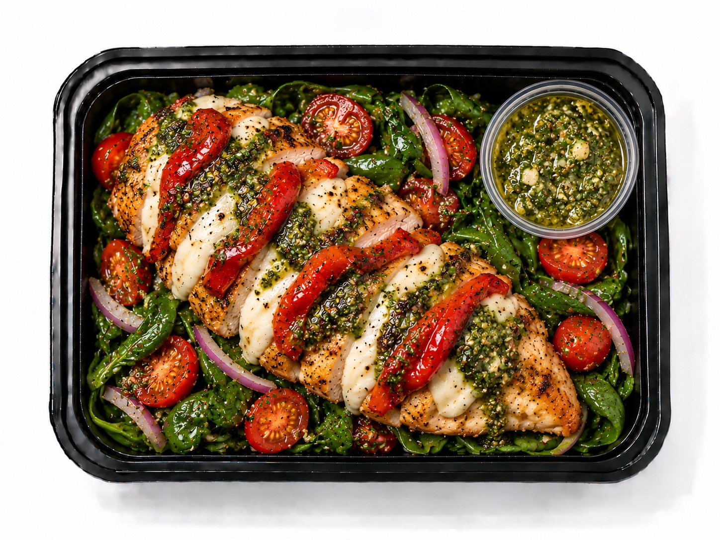 LOW CARB Chicken Pesto