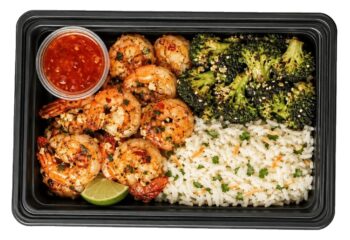 Sweet Chili Garlic Shrimp & Coconut Rice