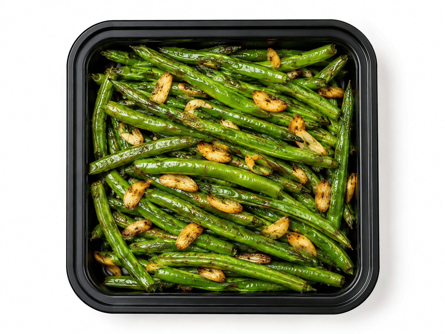 Thanksgiving SIDE DISH - Roasted Garlic Green Beans